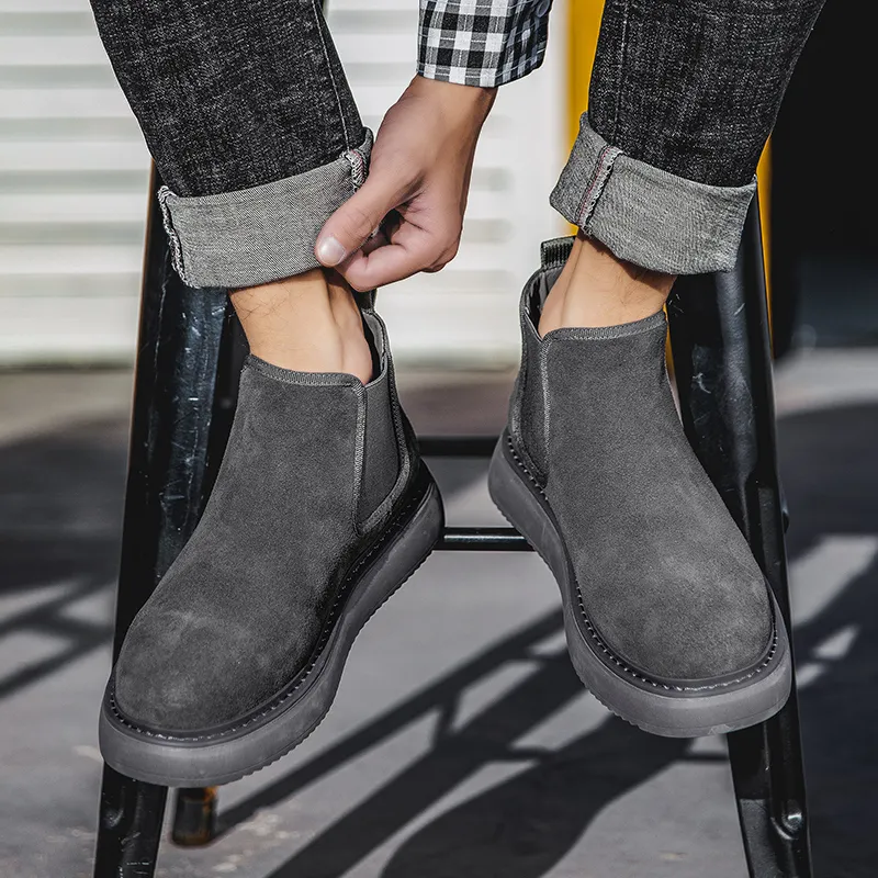 Little Red Man Chelsea Boots Men-5