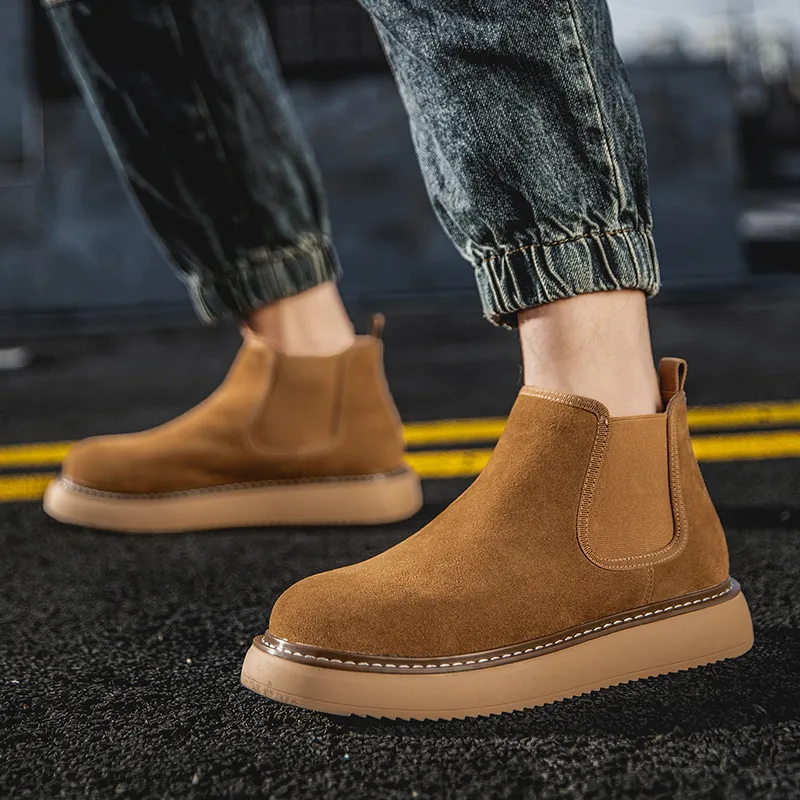 Little Red Man Chelsea Boots Men-2