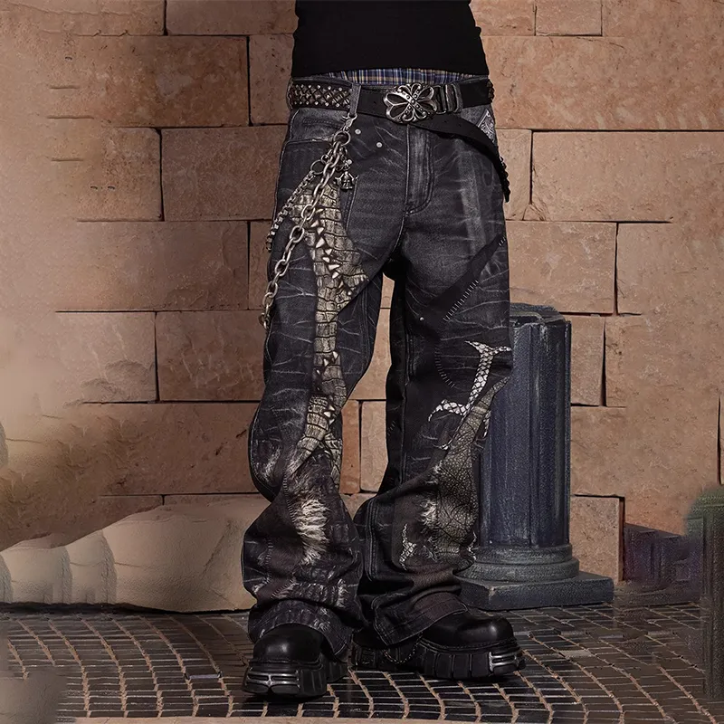 DND4DES Jeans Unisex Black-4