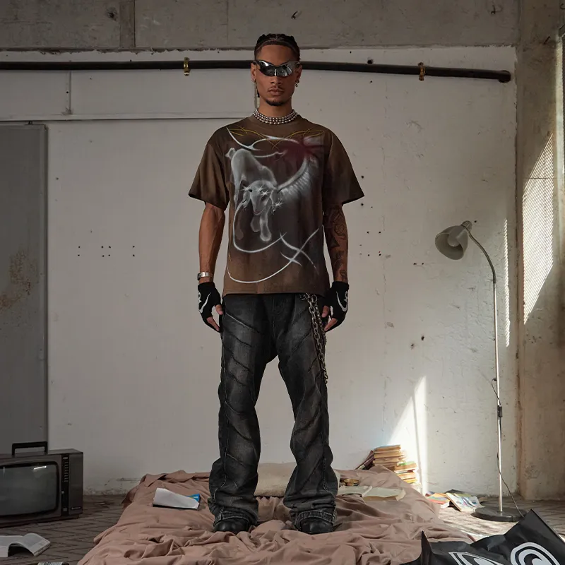 DND4DES T Shirts Unisex Gray-2