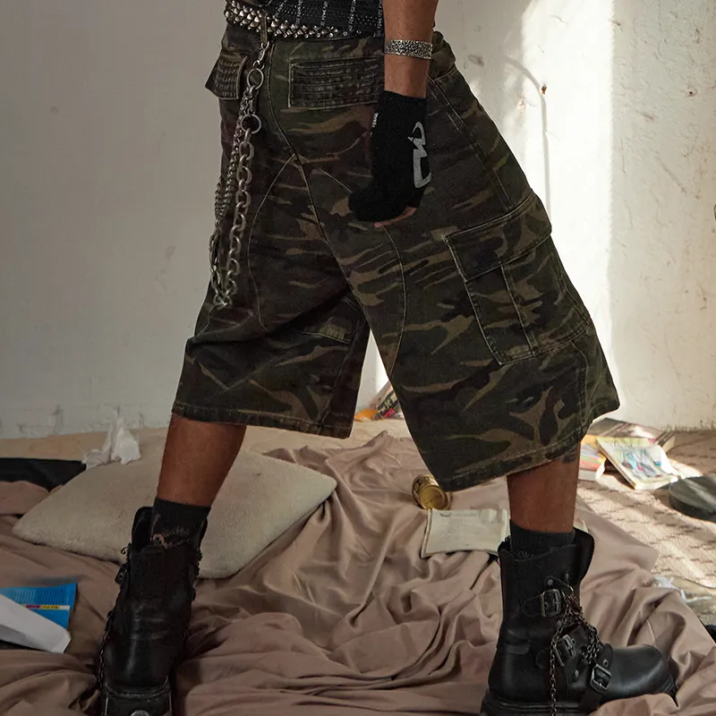 DND4DES Cargo Shorts Unisex Camouflage-5