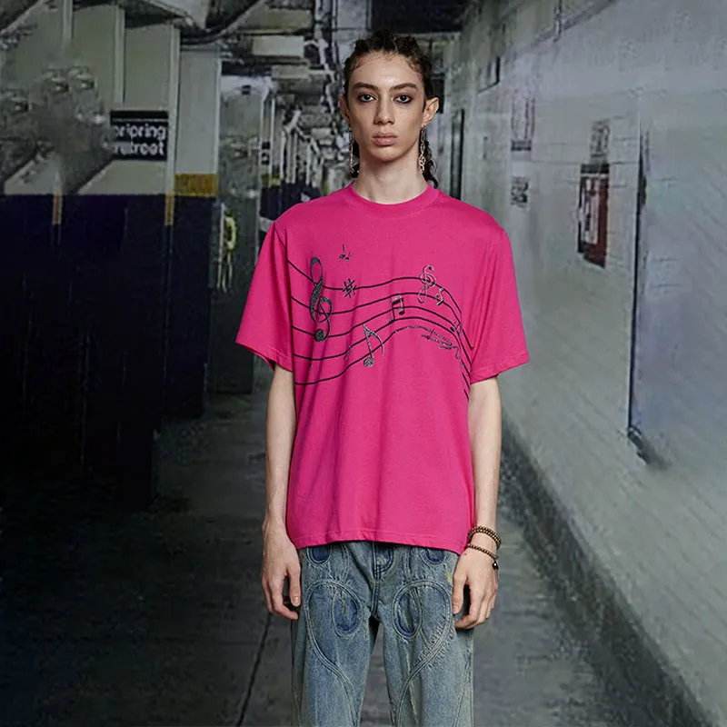 DND4DES T Shirts Unisex Rose Red-2