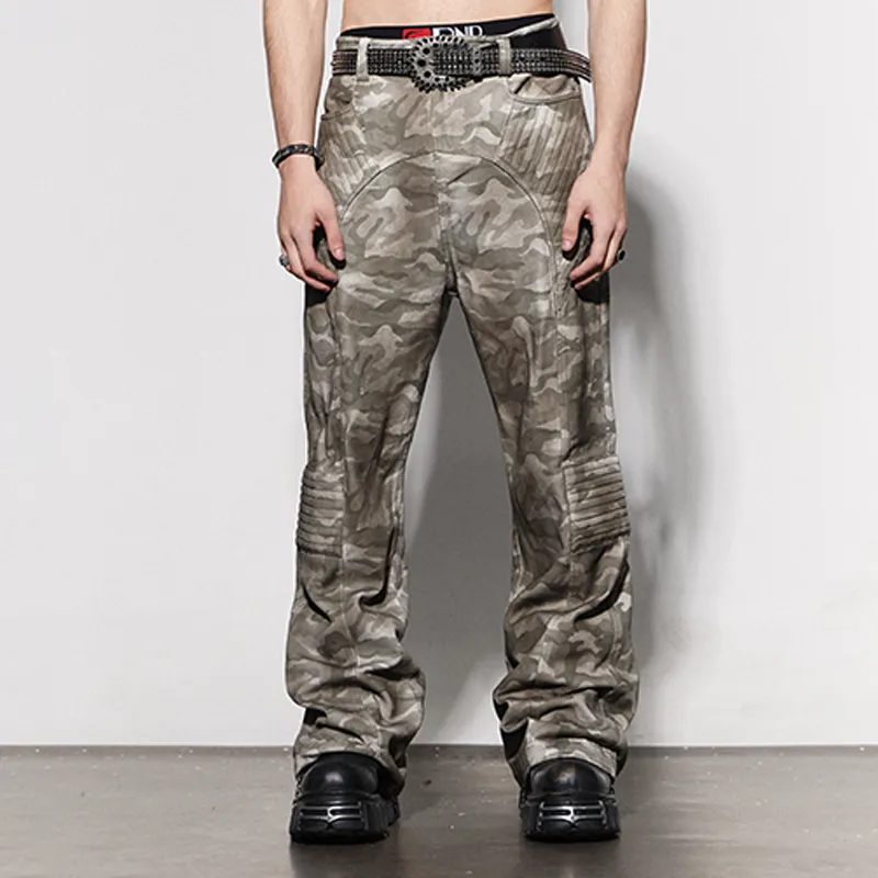 DND4DES Cargo Pants Unisex Light Brown-3