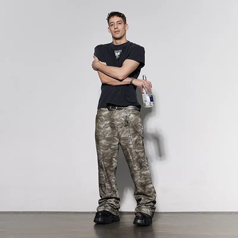 DND4DES Cargo Pants Unisex Light Brown-6