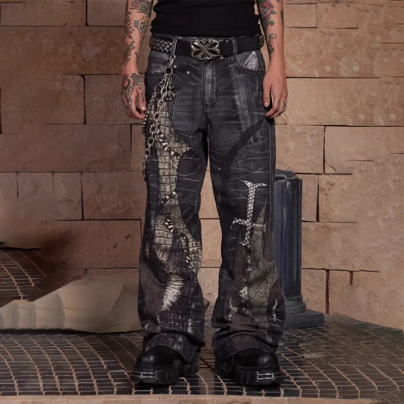 DND4DES Jeans Unisex Black-2