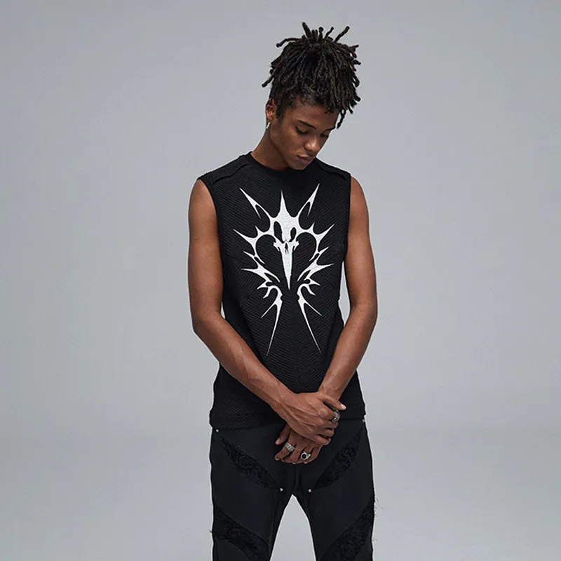 DND4DES Tank Tops Unisex Black-4