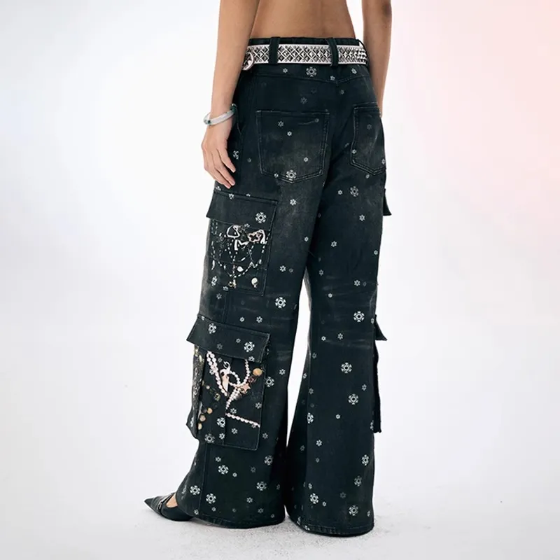 DND4DES Cargo Pants Unisex Black-5