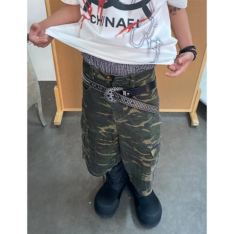 DND4DES Cargo Shorts Unisex Camouflage-3