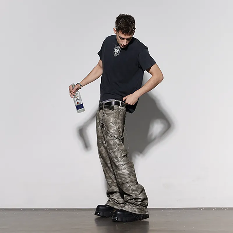 DND4DES Cargo Pants Unisex Light Brown-5