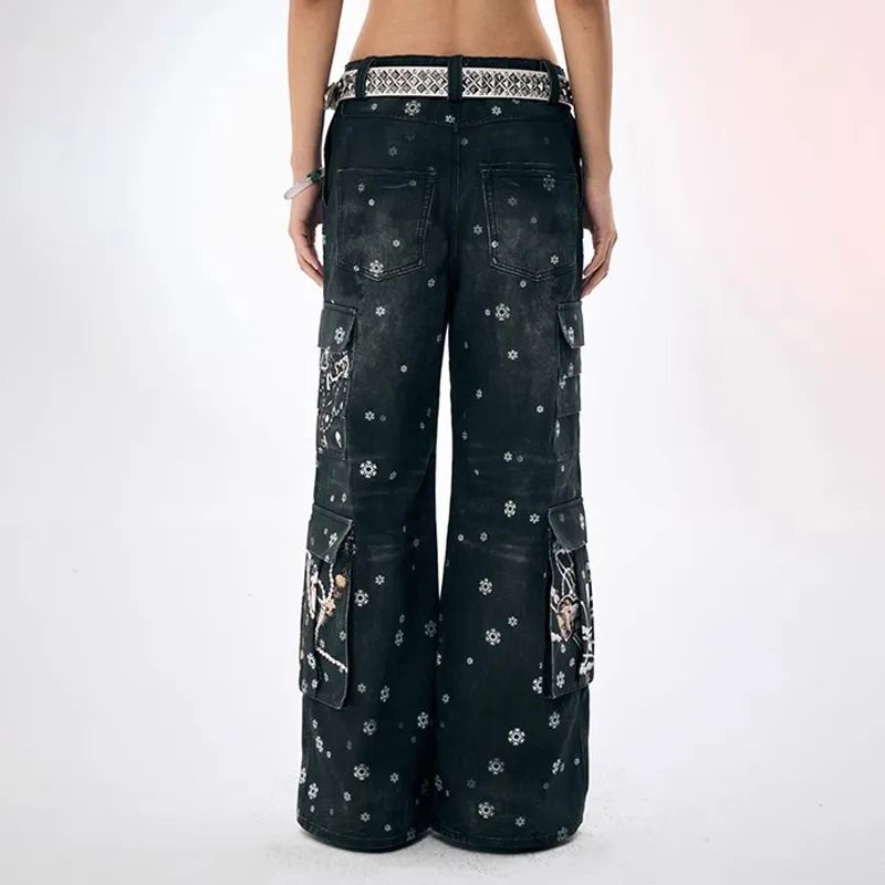 DND4DES Cargo Pants Unisex Black-6