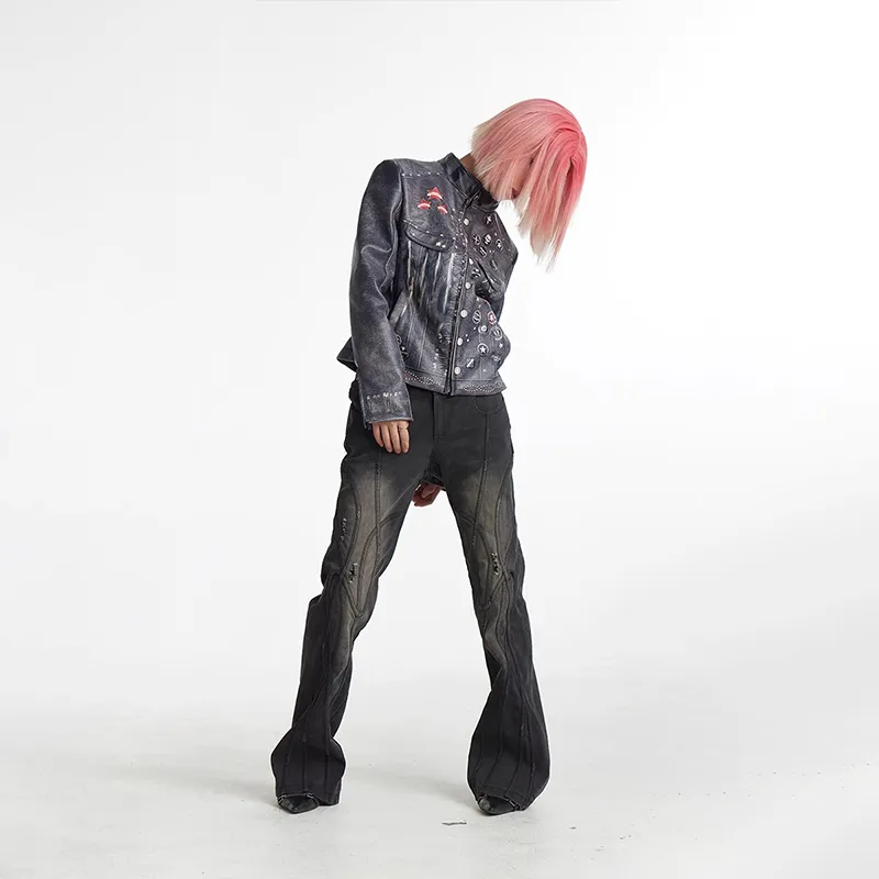 DND4DES Jeans Unisex Black-6