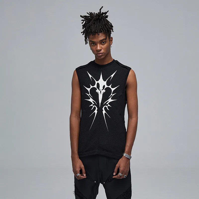 DND4DES Tank Tops Unisex Black-3