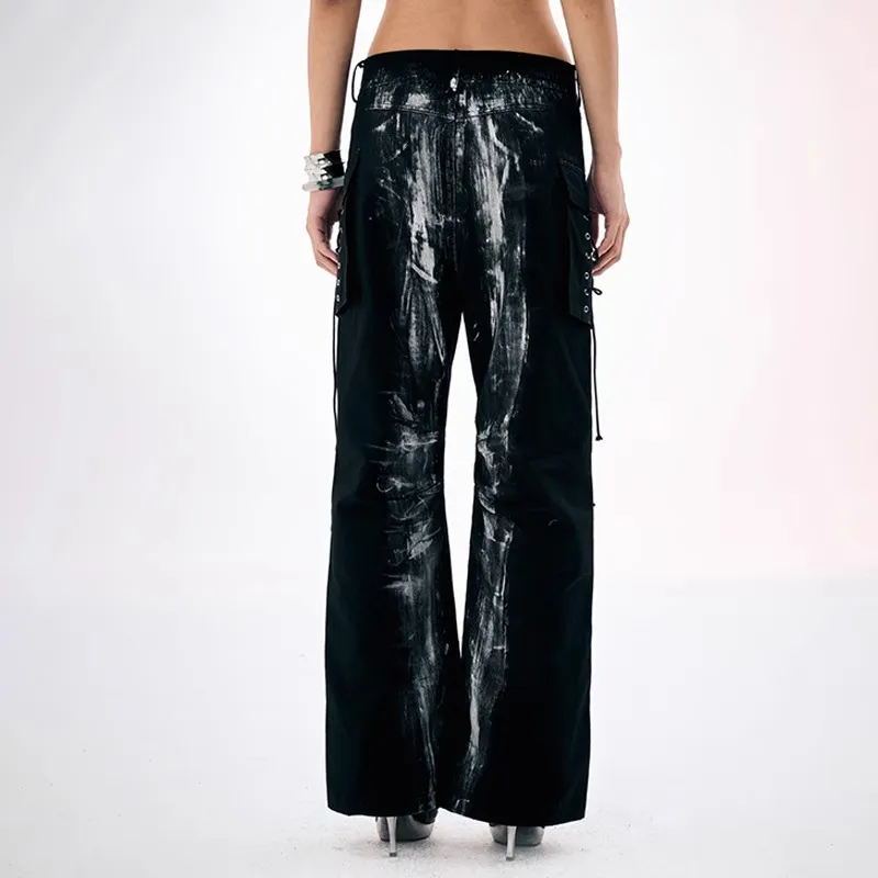 DND4DES Cargo Pants Unisex Black-3