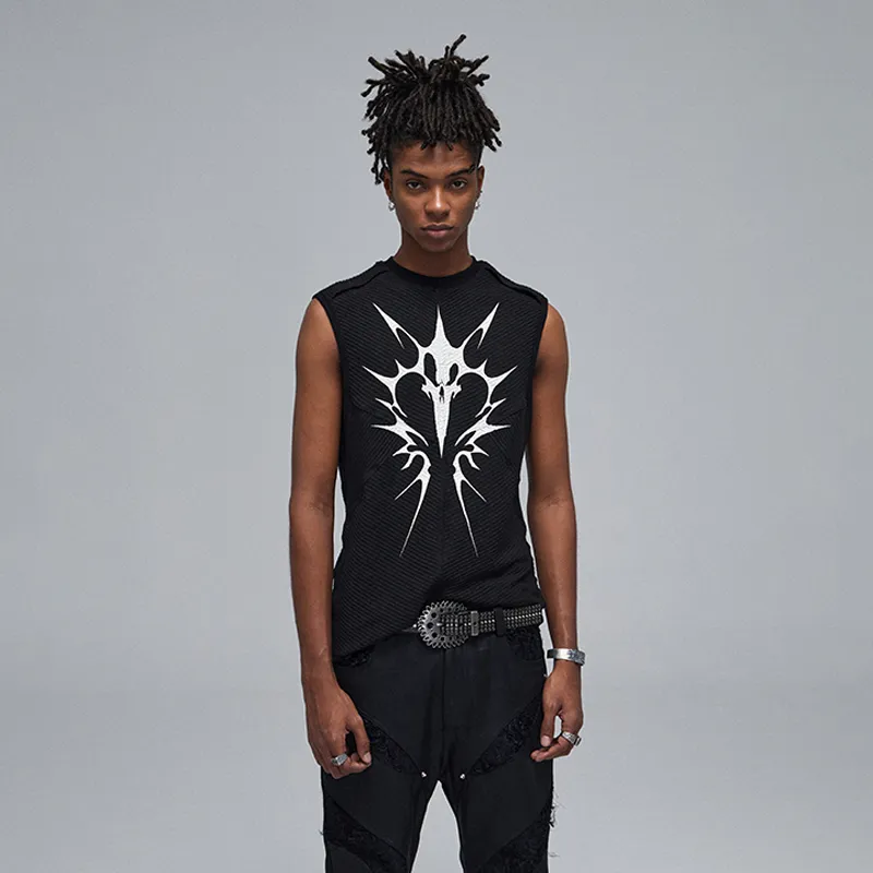 DND4DES Tank Tops Unisex Black-2