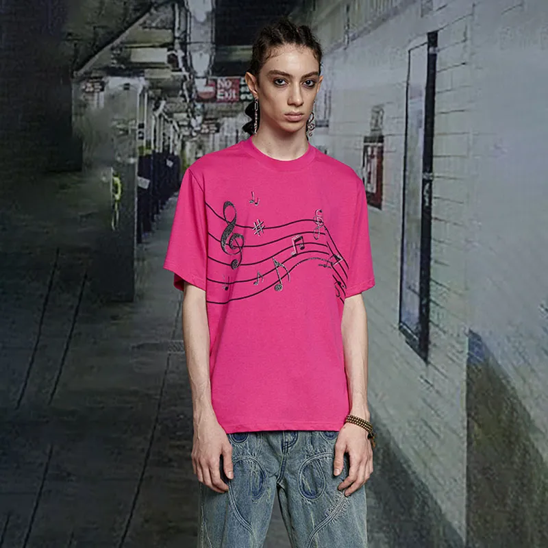 DND4DES T Shirts Unisex Rose Red-3