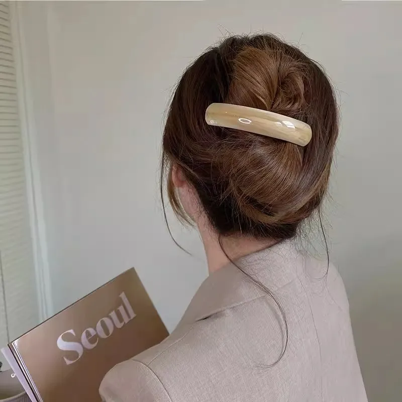 LACEROOM Stainless Steel Acetate Plate Hair Clips Women's-18