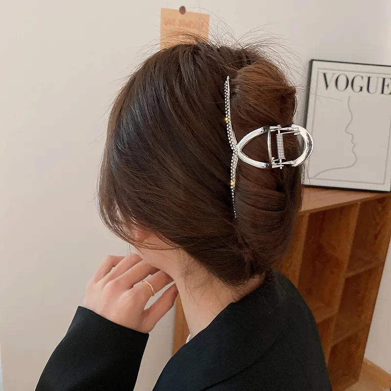 LACEROOM Rhinestone Hair Clips Women's-4