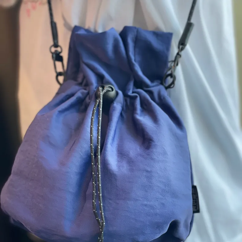 SanseiOriginal Polyamide Small Purse Shoulder Bag Regular Unisex Blue-2