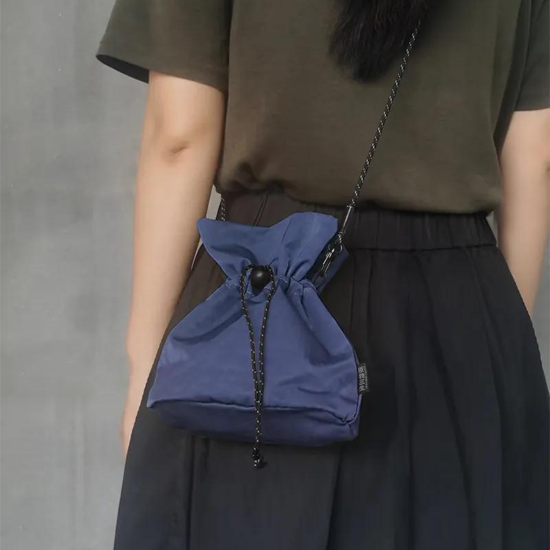 SanseiOriginal Polyamide Small Purse Shoulder Bag Regular Unisex Blue-1