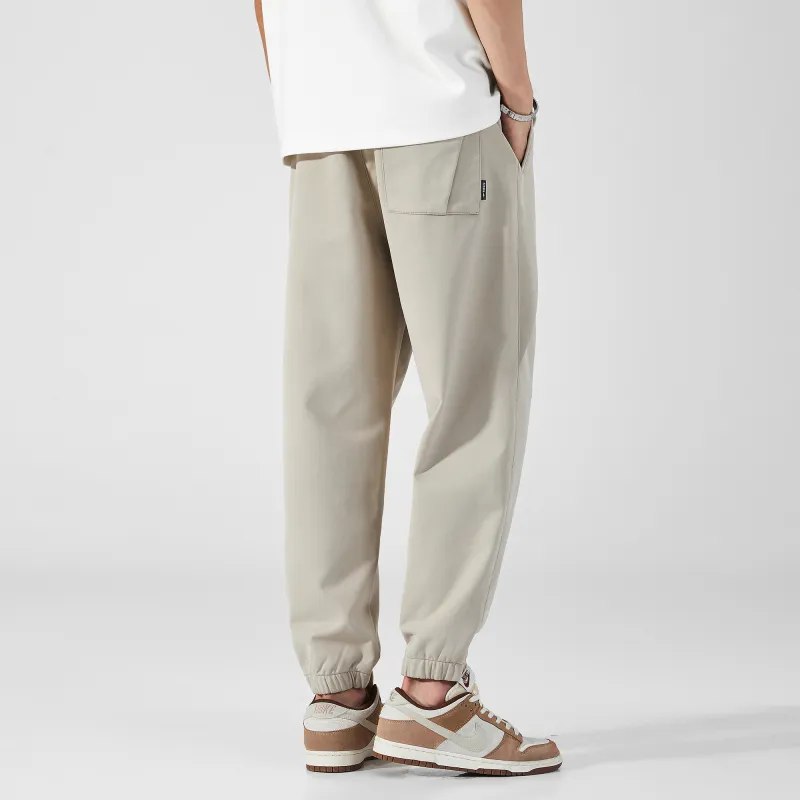 WISOZZ Casual Pants Men Apricot-4
