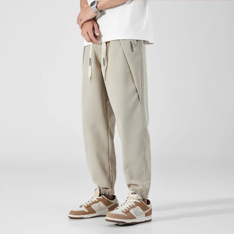 WISOZZ Casual Pants Men Apricot-7