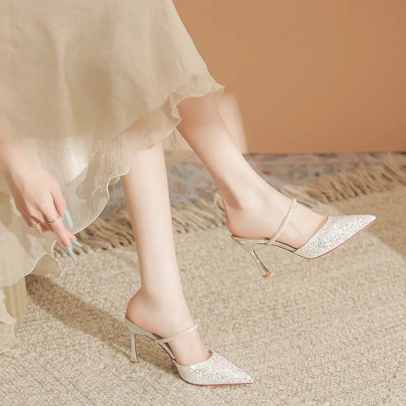 QITUMAUL Closed Toe Slippers Women's-7