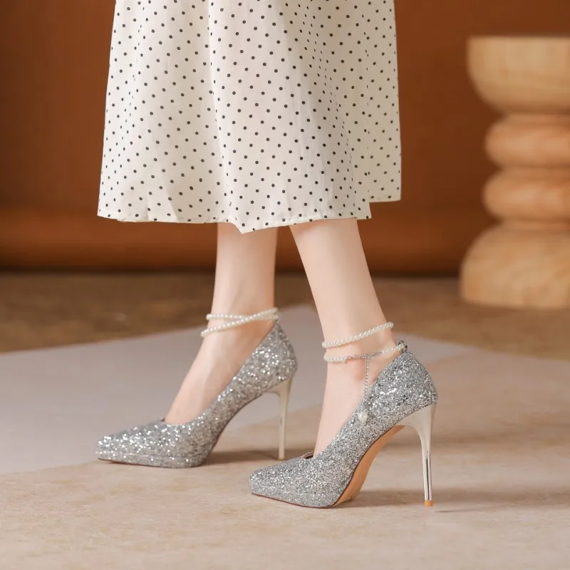 QITUMAUL High Heels Women's-3