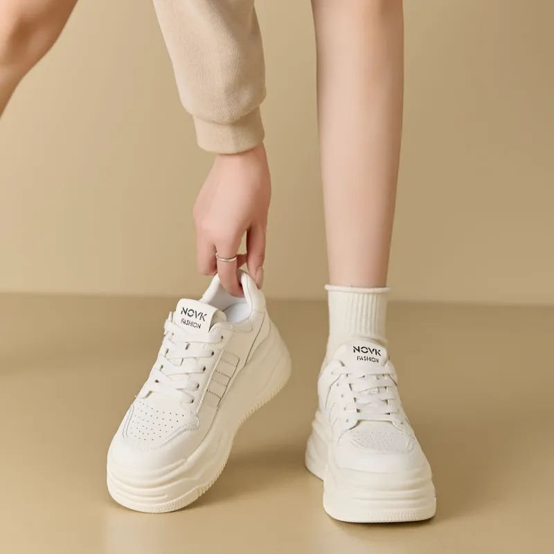 QITUMAUL Low Top Skateboard Shoes Women's-1