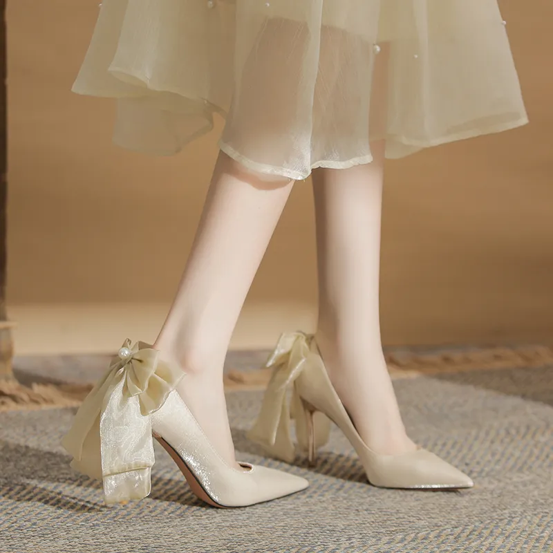 QITUMAUL Slim Heel High Heels Women's-15