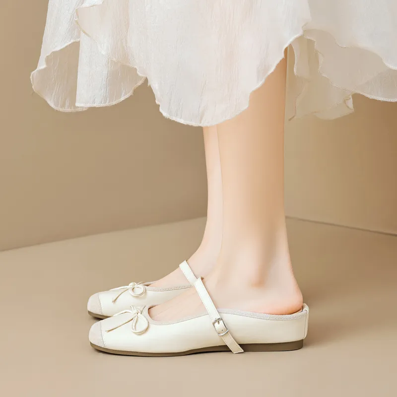 QITUMAUL Wrap toe Slippers Women's-2