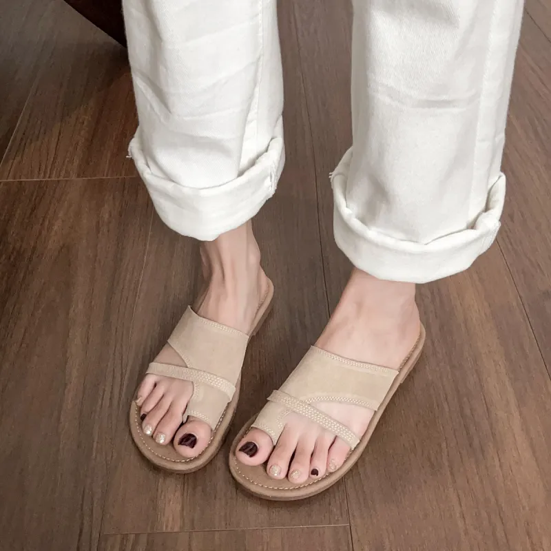 QITUMAUL Rubber Sole Slide Slippers Unisex-2