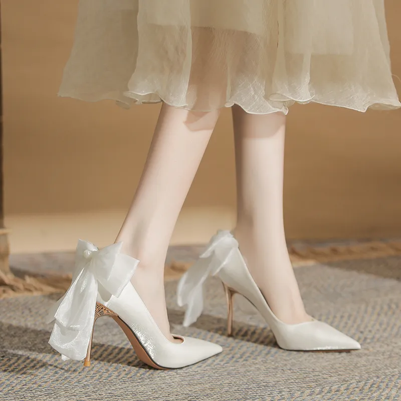 QITUMAUL Slim Heel High Heels Women's-9
