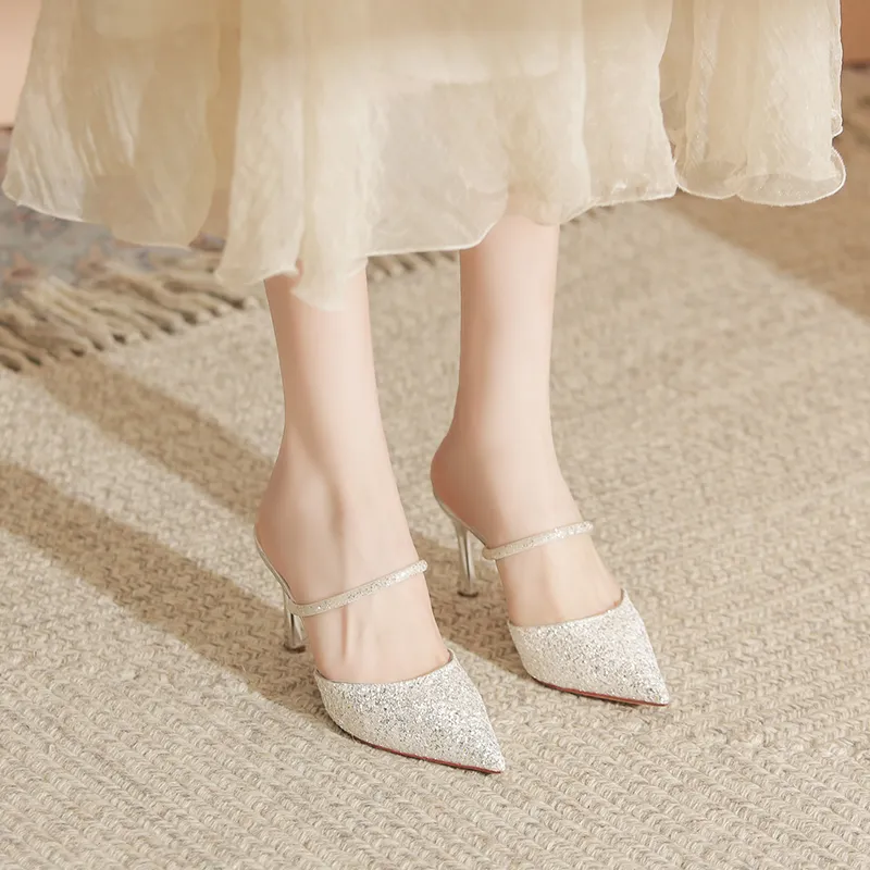 QITUMAUL Closed Toe Slippers Women's-3