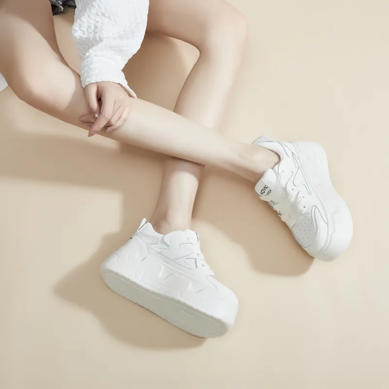 QITUMAUL Slip Resistant Low Top Skateboard Shoes Women's-2