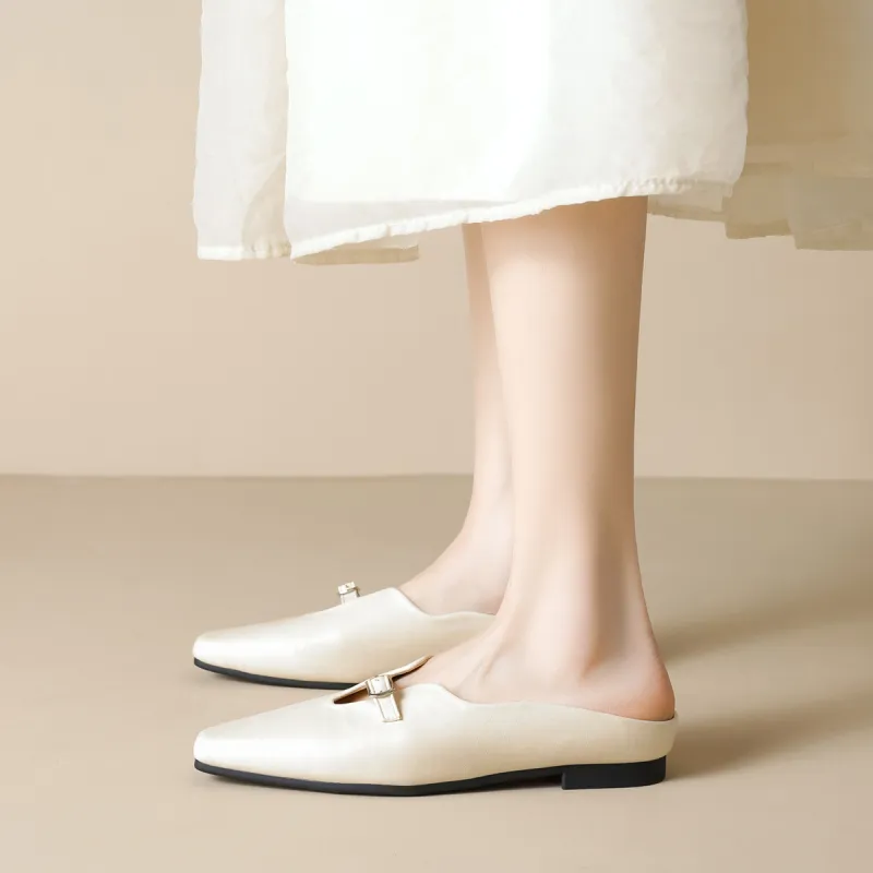 QITUMAUL Closed Toe Slippers Women's-5