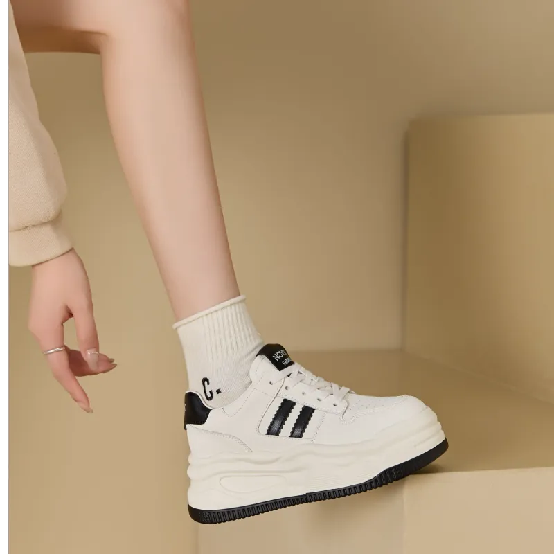 QITUMAUL Low Top Skateboard Shoes Women's-7