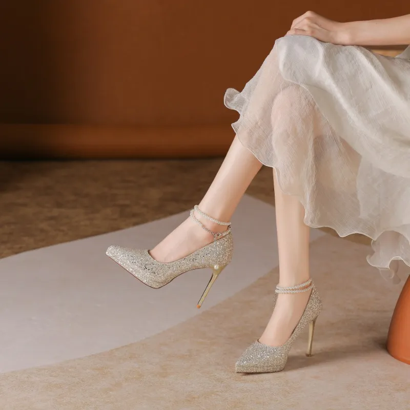 QITUMAUL High Heels Women's-8