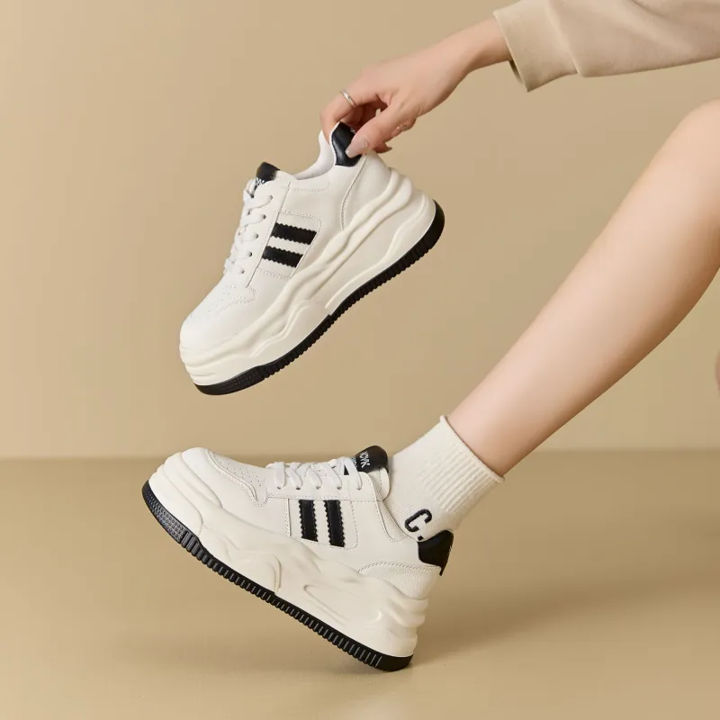 QITUMAUL Low Top Skateboard Shoes Women's-9