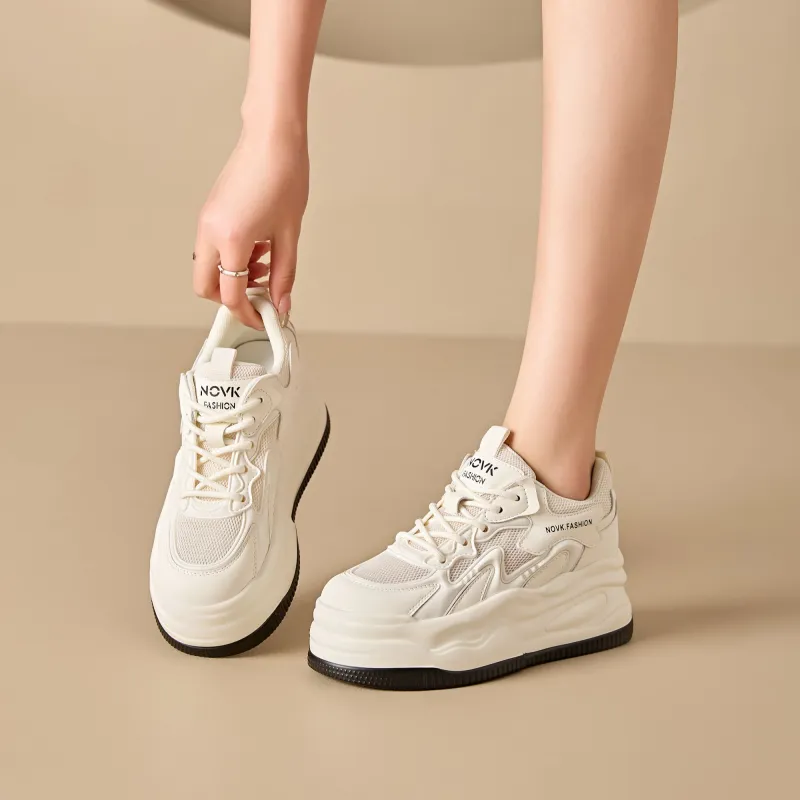 QITUMAUL Low Top Skateboard Shoes Women's-5