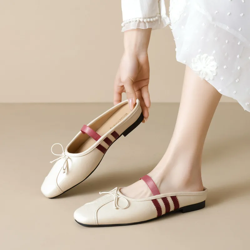 QITUMAUL Closed Toe Slippers Women's-4