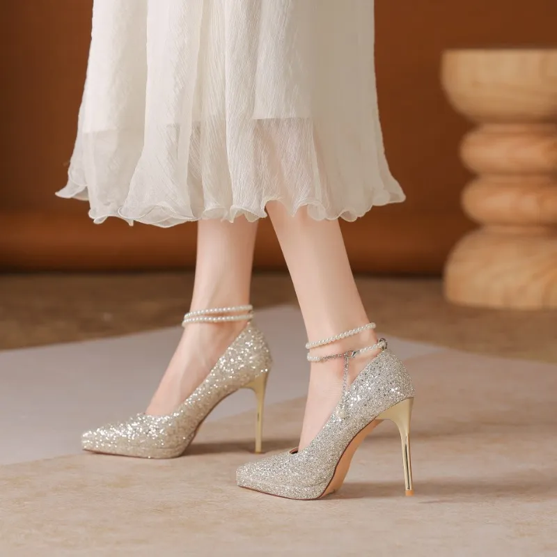 QITUMAUL High Heels Women's-9