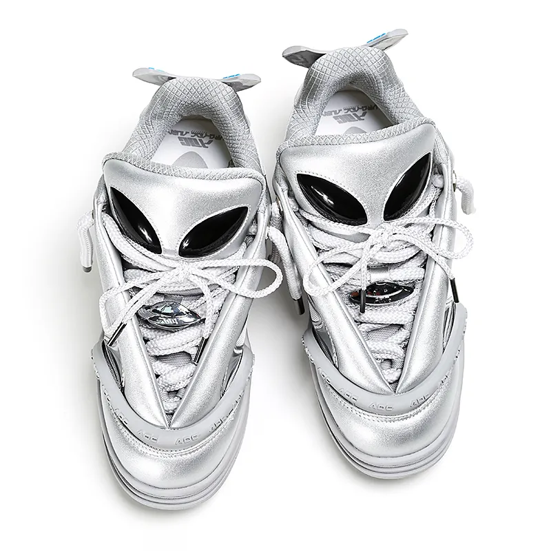ADCDAVINCI Alien Collection Anti Slip And Wear Resistant Height Increasing Low Top Skateboard Shoes Unisex-13