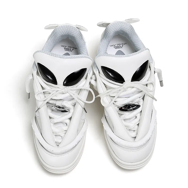 ADCDAVINCI Alien Collection Anti Slip And Wear Resistant Height Increasing Low Top Skateboard Shoes Unisex-8