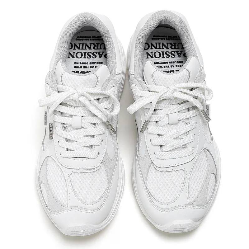 ADCDAVINCI Functional Wind Series Lightweight Anti Slip And Wear Resistant Low Top Casual Shoes Unisex White Gray-3