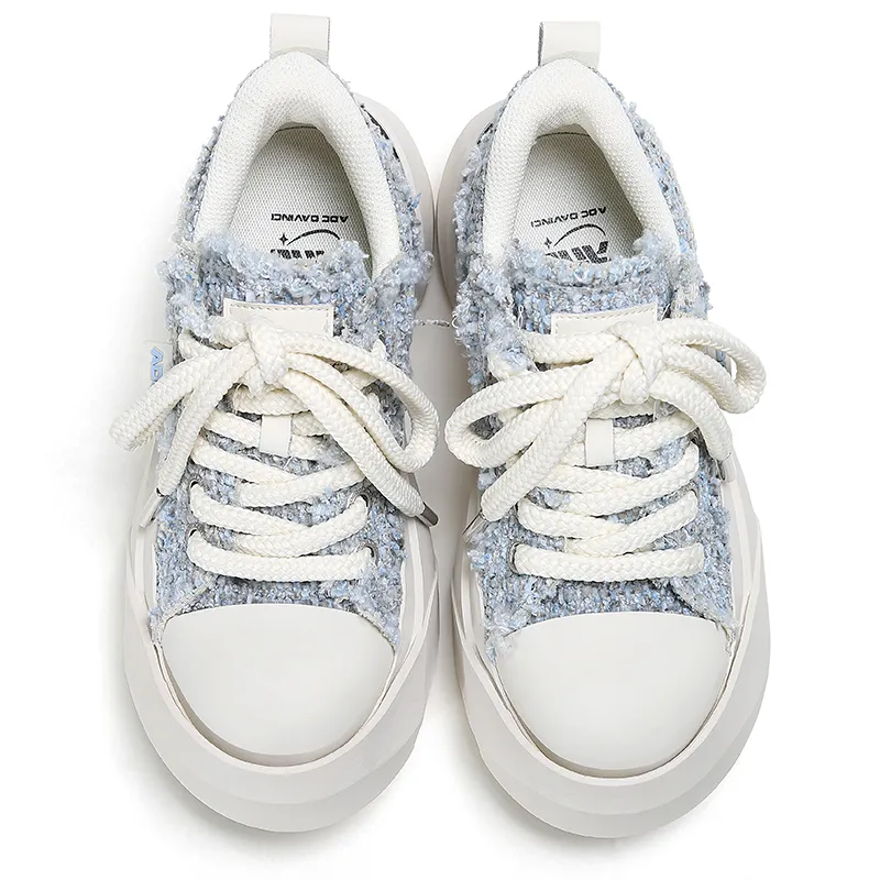 ADCDAVINCI Abrasion Resistant Height Increasing Low Top Canvas Shoes Unisex-3