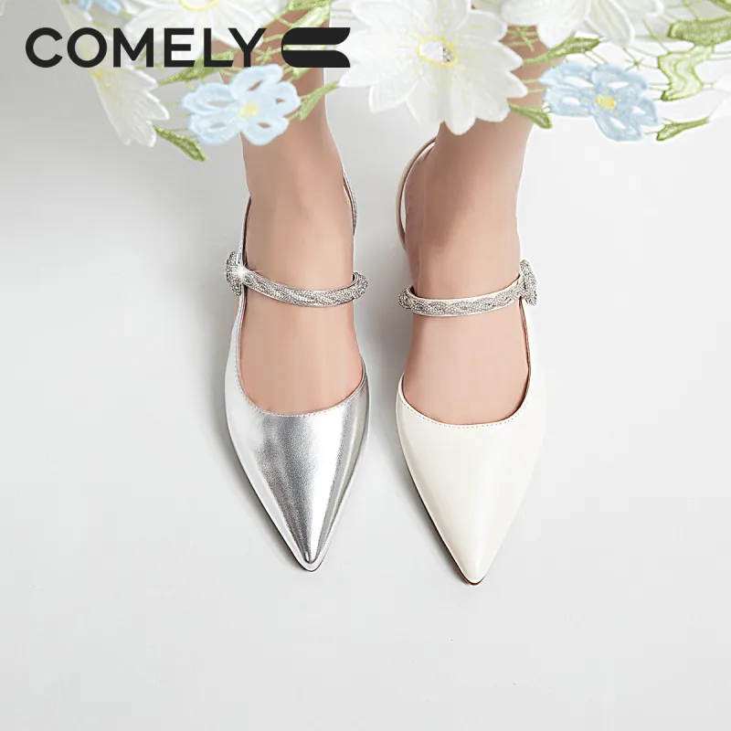 COMELY One Strap Sandals 4.5cm Women's-6