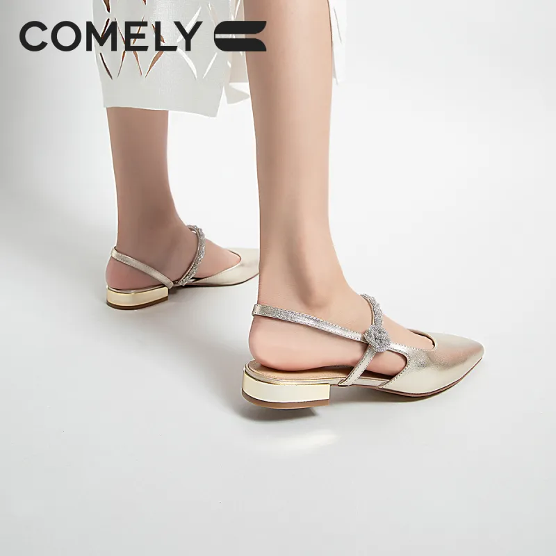 COMELY One Strap Sandals Women's-17