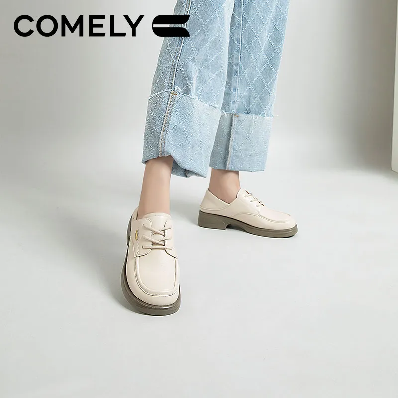 COMELY Loafers Women's Black/Beige/Light Brown-6