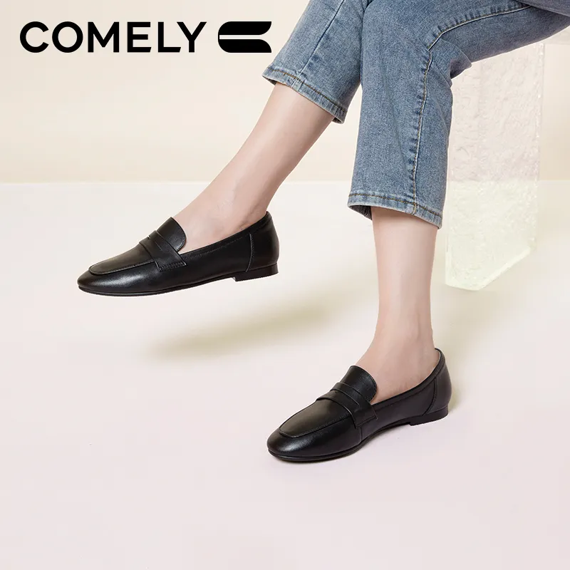 COMELY Loafers Women's Black/Brown/Ecru-9