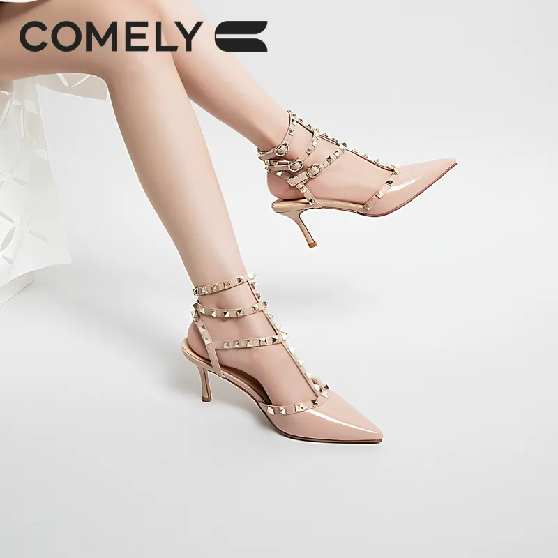 COMELY Strap Sandals 6.5cm Women's-16